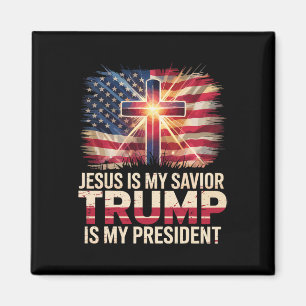 Jesus ist mein Retter Trump ist mein Christlicher  Magnet