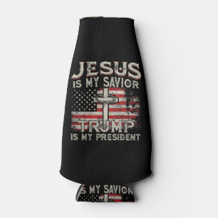 Jesus ist mein Retter Trump ist mein Präsident Ame Flaschenkühler