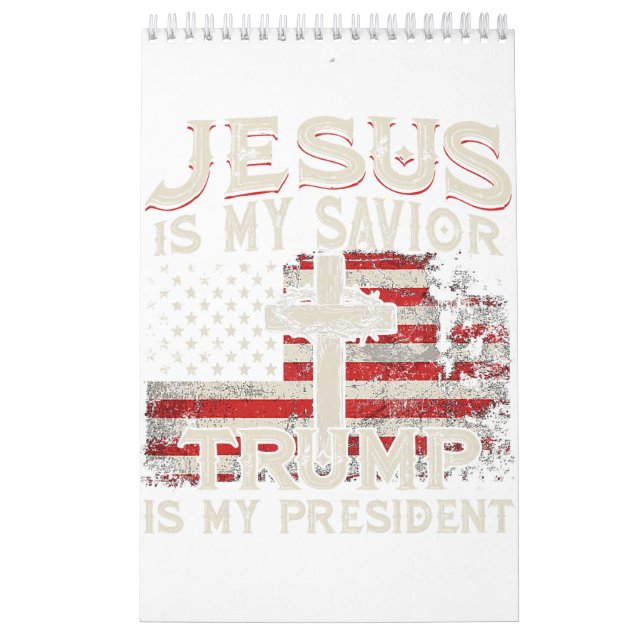 Jesus ist mein Retter Trump ist mein Präsident Ame Kalender (Titelbild)