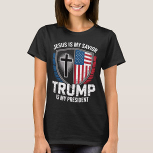 Jesus ist mein Retter Trump ist mein Präsident für T-Shirt