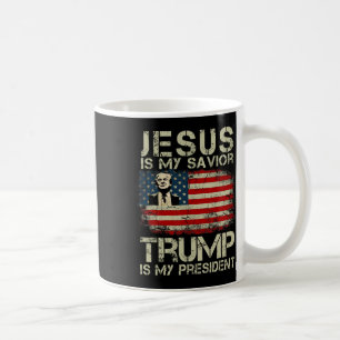 Jesus ist mein Retter Trump ist mein Präsident Tru Kaffeetasse