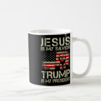 Jesus ist mein Retter Trump ist mein Präsident Tru Kaffeetasse