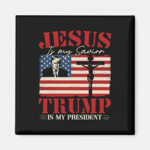 Jesus ist mein Retter Trump ist mein Präsident Tru Magnet