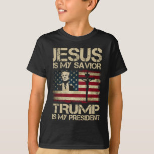Jesus ist mein Retter Trump ist mein Präsident Tru T-Shirt