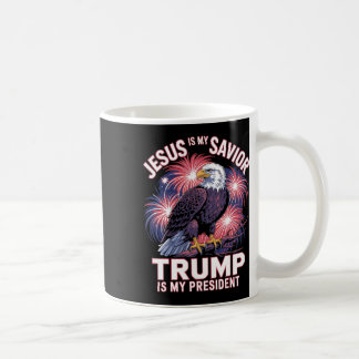 Jesus ist mein Retter Trump ist mein religiöser Pr Kaffeetasse