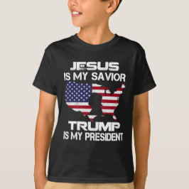 Jesus ist mein Retter Trump ist meine Präsidentenw T-Shirt