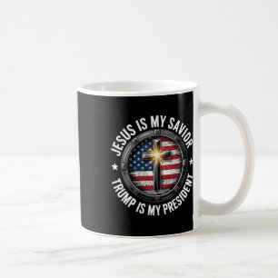 Jesus ist mein Retter Trump mein Präsident Christl Kaffeetasse