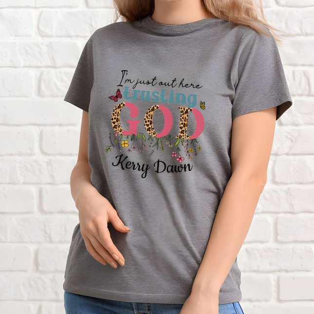 Jesus ist mein rock-vertrauenswürdiger Plan Gottes T-Shirt (Von Creator hochgeladen)