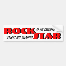 Jesus ist mein Rockstar Autoaufkleber
