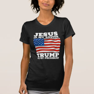 JESUS IST MEIN SAVIOR TRUMP MEIN PRÄSIDENT CHRISTL T-Shirt