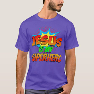 Jesus ist mein Superheld-Comic Buch Christliche Re T-Shirt