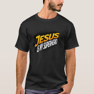 Jesus ist mein Superheld Lustiger christlicher rel T-Shirt