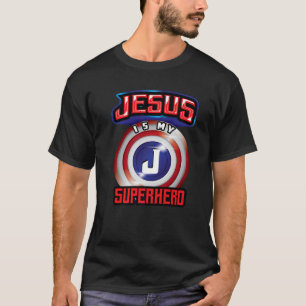 Jesus ist mein Superheld Süßes starkes christliche T-Shirt