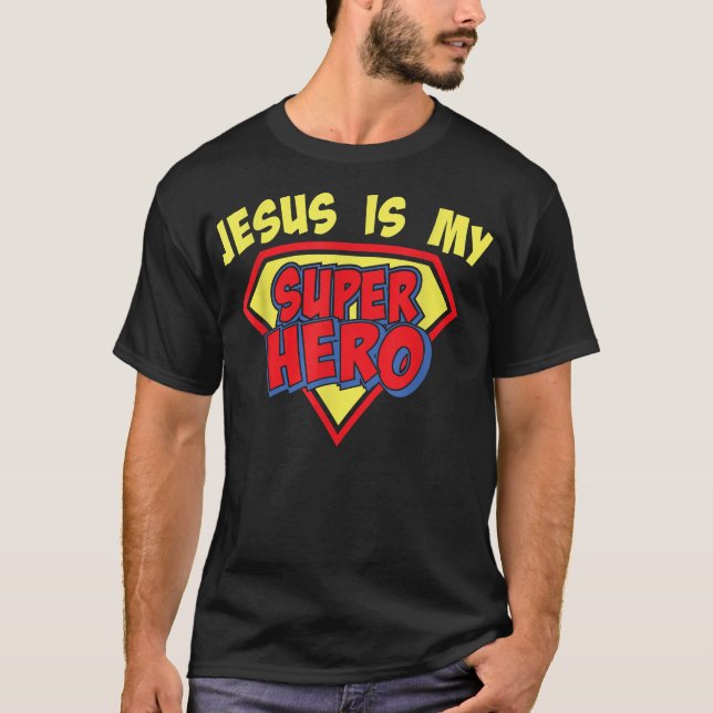 Jesus ist mein Superhelden-T - Shirt-inspirierende T-Shirt (Vorderseite)