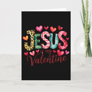 Jesus ist mein Valentinsgruß christliches religiös Karte