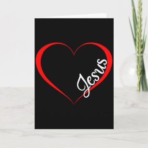 Jesus ist mein Valentinstag-Christ-Geschenk für Va Karte