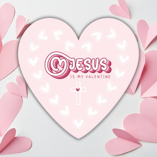 Jesus ist mein Valentinstag Christliches Niedliche Untersetzer (Von Creator hochgeladen)