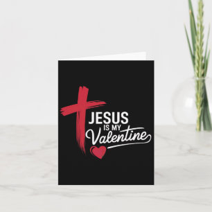 Jesus ist meine Christliche Liebe des Valentins Karte