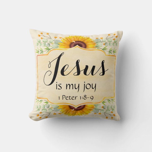 Jesus ist meine Freude Kissen (Vorderseite)