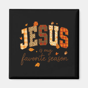 Jesus ist meine Lieblingsjahreszeit Herbst Christl Magnet
