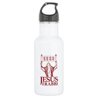Jesus ist meine Rabbinflasche Edelstahlflasche