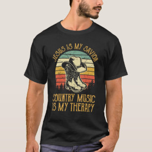 Jesus ist meine Retter-Country-Musik ist meine The T-Shirt