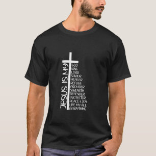 Jesus ist meine Zitate Heiliges Kreuz Gott Glaube T-Shirt