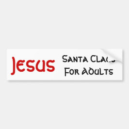 Jesus ist Sankt für Erwachsene Autoaufkleber