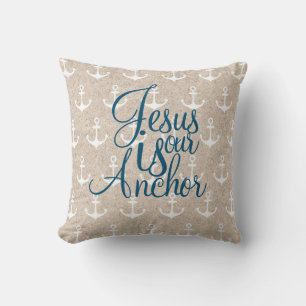 Jesus ist unser Anker Kissen