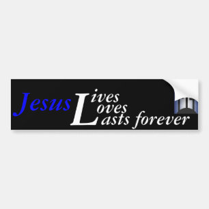 Jesus ist V Autoaufkleber
