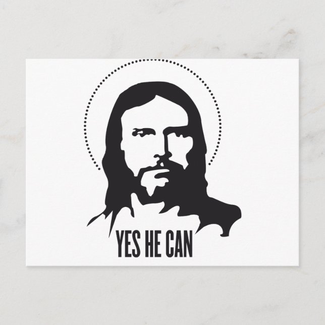 Jesus ja, er kann postkarte (Vorderseite)