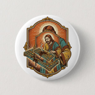 Jesus Kaffee verschüttet Mechanische Tastatur kapu Button