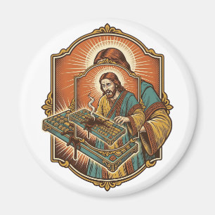 Jesus Kaffee verschüttet Mechanische Tastatur kapu Magnet
