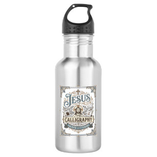 Jesus-Kalligrafie Heilige Beschriftung Jesus Kalli Edelstahlflasche