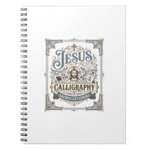 Jesus-Kalligrafie Heilige Beschriftung Jesus Kalli Notizblock