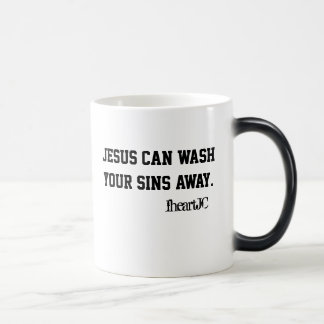 Jesus kann Ihre Sünden weg waschen Verwandlungstasse