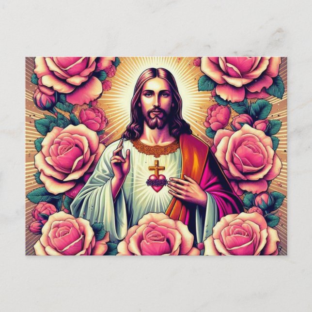 Jesus Karte! Postkarte (Vorderseite)