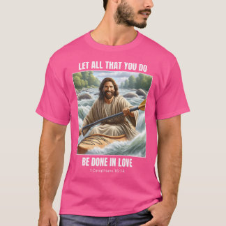 Jesus Kayaking - Christliches Kayak Design 1 Corin T-Shirt