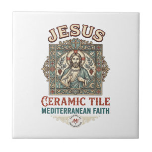 Jesus Keramikfliese Mittelmeer Glaube Jesus Keram