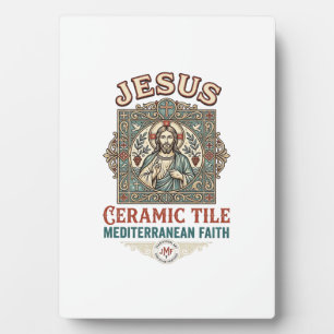 Jesus Keramikfliese Mittelmeer Glaube Jesus Keram Fotoplatte