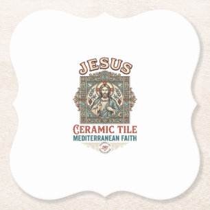 Jesus Keramikfliese Mittelmeer Glaube Jesus Keram Untersetzer