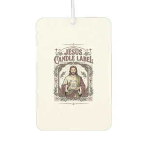 Jesus Kerzenlabel Jesus Kerze Christlicher Glaube Autolufterfrischer