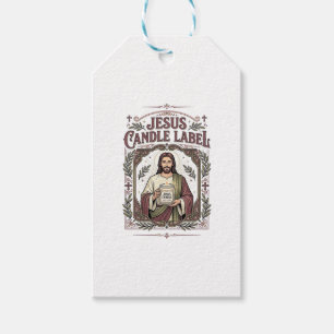 Jesus Kerzenlabel Jesus Kerze Christlicher Glaube Geschenkanhänger
