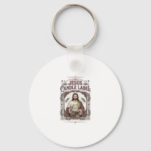 Jesus Kerzenlabel Jesus Kerze Christlicher Glaube Schlüsselanhänger