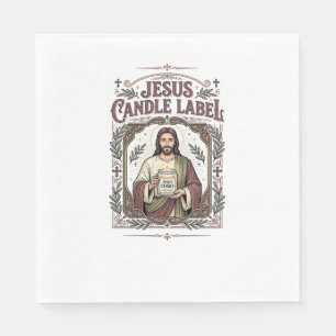 Jesus Kerzenlabel Jesus Kerze Christlicher Glaube Serviette