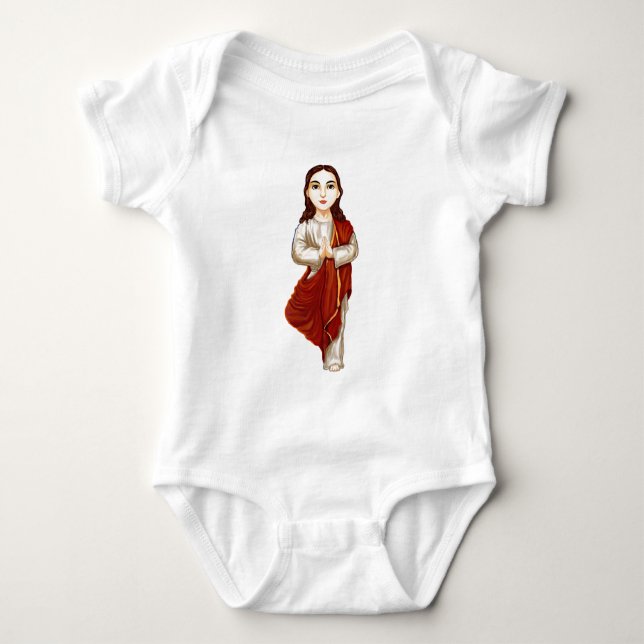 Jesus-Kind Baby Strampler (Vorderseite)