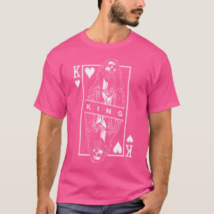 Jesus King of Hearts Der Glaube an Christus Christ T-Shirt