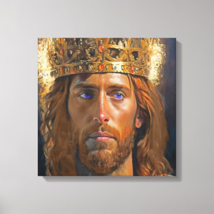 Jesus King of Kings Leinwand