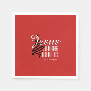 JESUS KING of KINGS Weihnachtsbuch Serviette