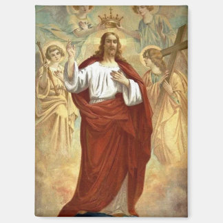 Jesus, King of the World Magnet